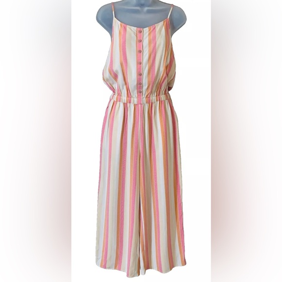 MATILDA JANE Romper Jumpsuit Womens XS Striped Brilliant Daydream Take A Chance - Picture 2 of 13
